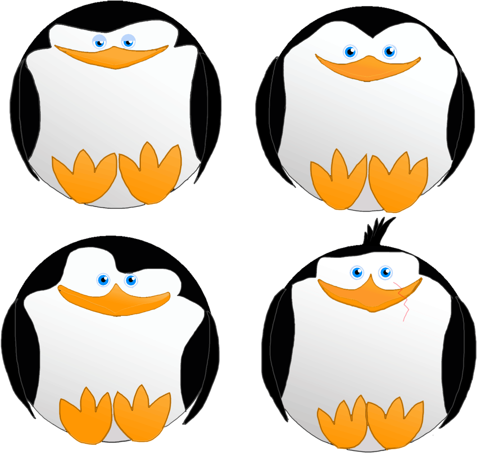 Penguins Of Madagascar Clipart (1536x1459), Png Download