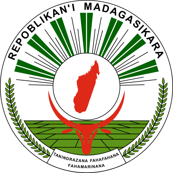 The Seal - Republic Of Madagascar Clipart (600x600), Png Download