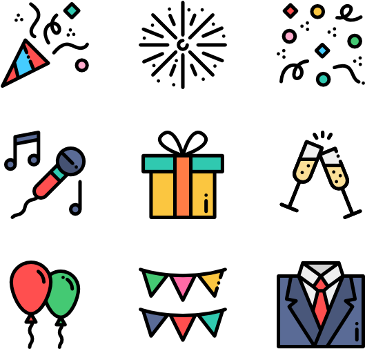 New Year Clipart (600x564), Png Download