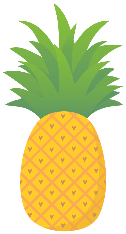Clip Art Adesivo Abacaxi Amor De Petallinana - Png Download (962x962), Png Download