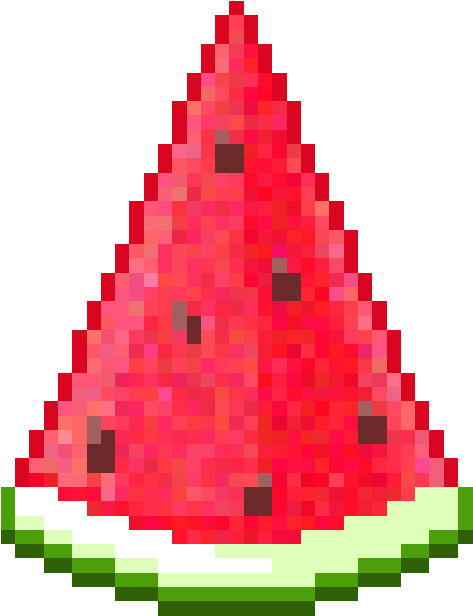 Its Just A Watermelon Kind Of Life - Illuminati Pixel Art Clipart (500x643), Png Download