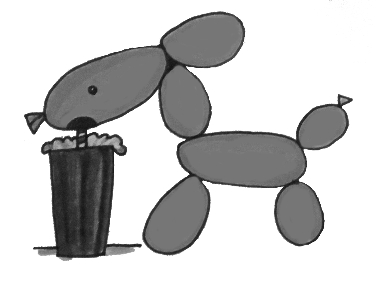 How To Draw A Balloon Animal Clipart (1280x932), Png Download