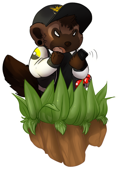 Go Team Instinct - Cartoon Clipart (484x651), Png Download