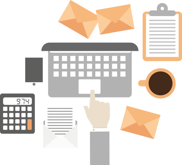 Admin Pack - Email Clipart (599x542), Png Download