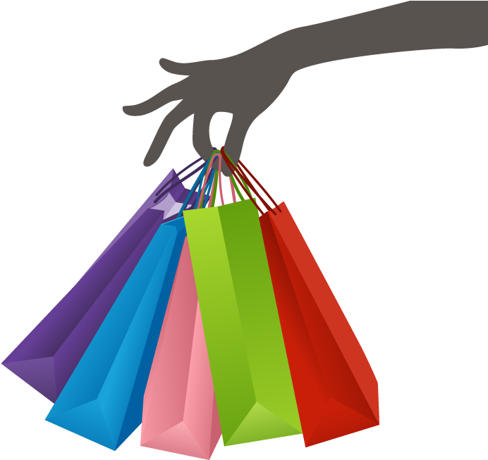 Point Of Sale In Which They Will Help You Find The - 手 拿 购物 袋 Clipart (800x800), Png Download