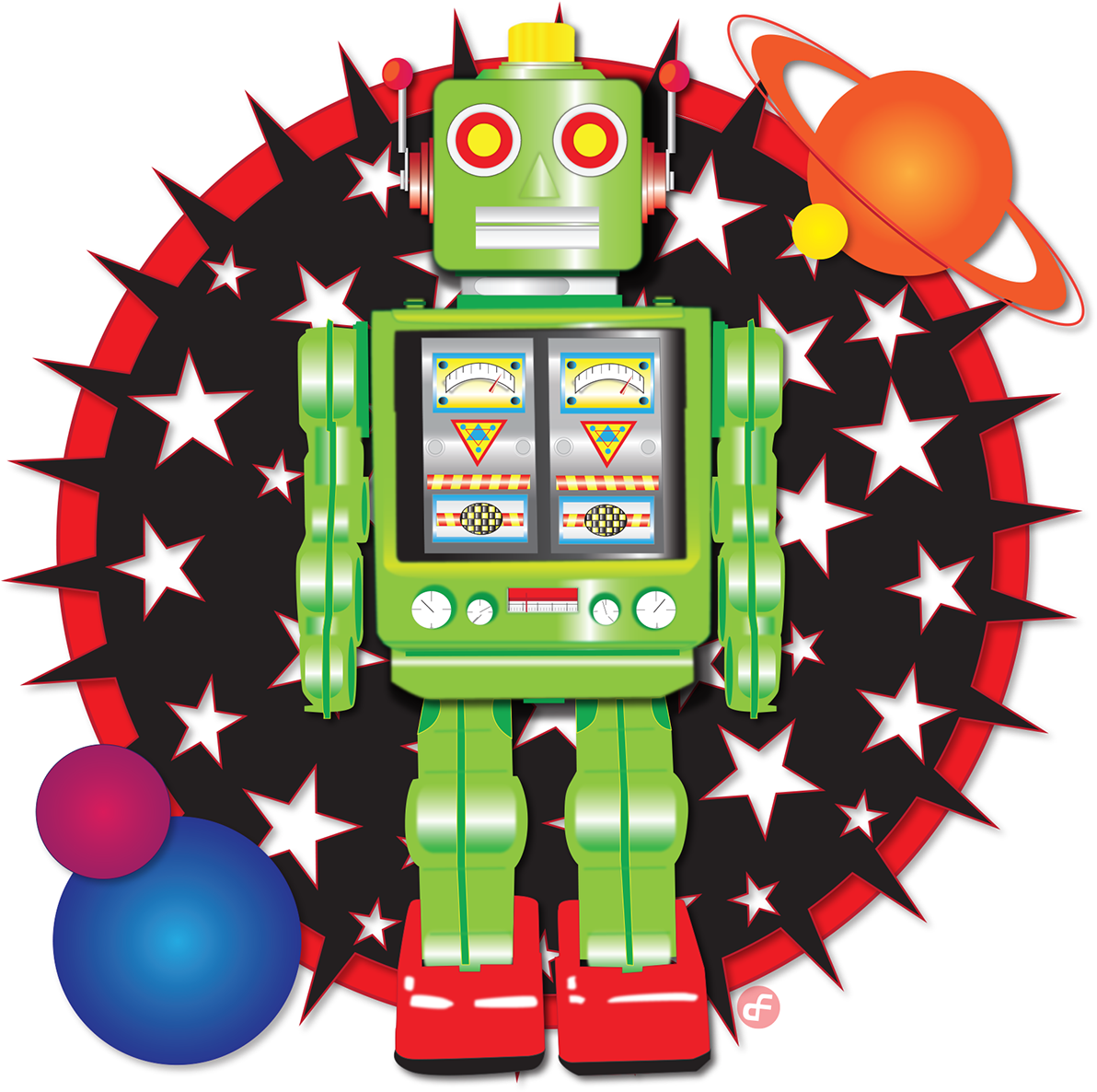 Robot Clipart (1200x1200), Png Download