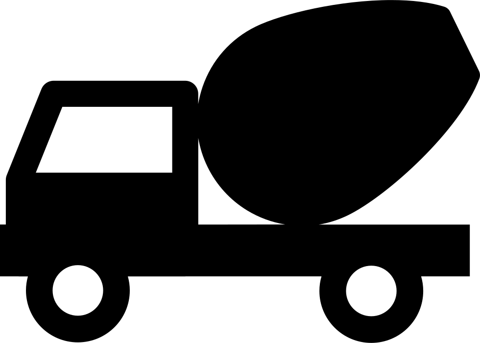 Png File - Concrete Mixer Clipart (980x700), Png Download