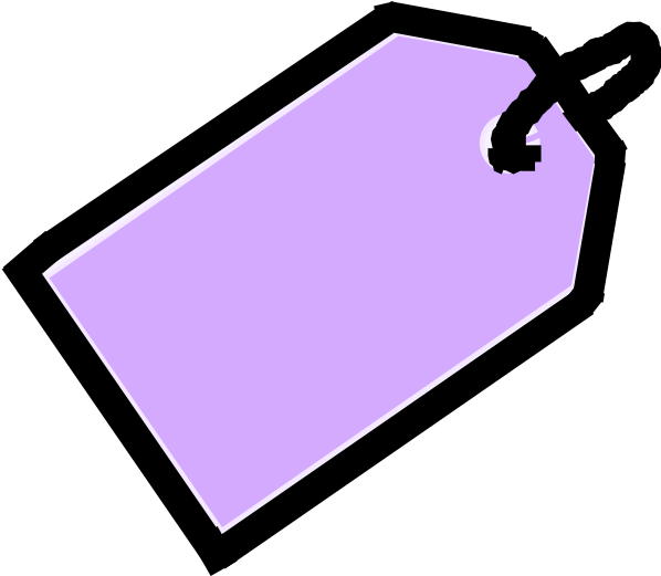 Lilac Tag 2 Clip Art At Clkercom Vector Online Royalty - Clip Art - Png Download (600x527), Png Download