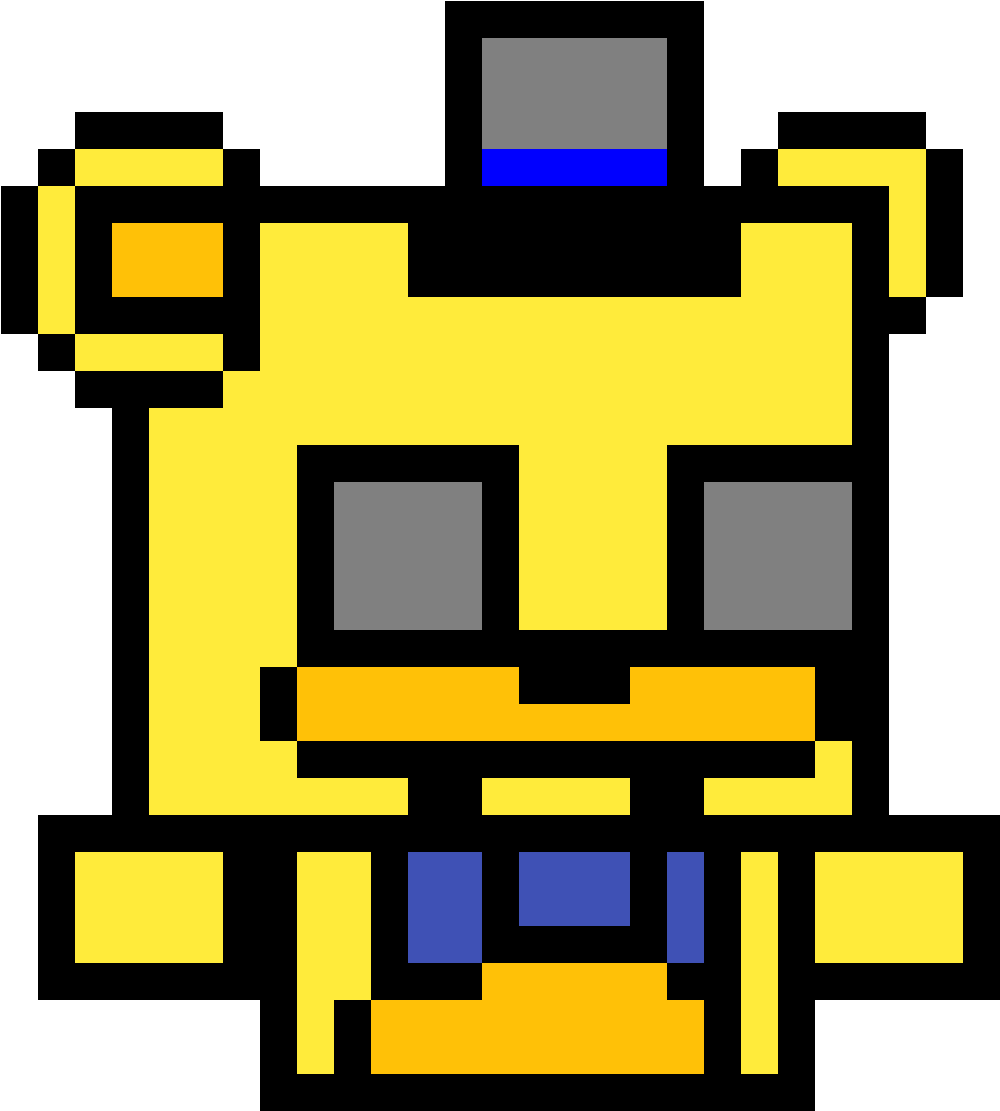 Golden Freddy Or Fredbear Plush Clipart (1184x1184), Png Download