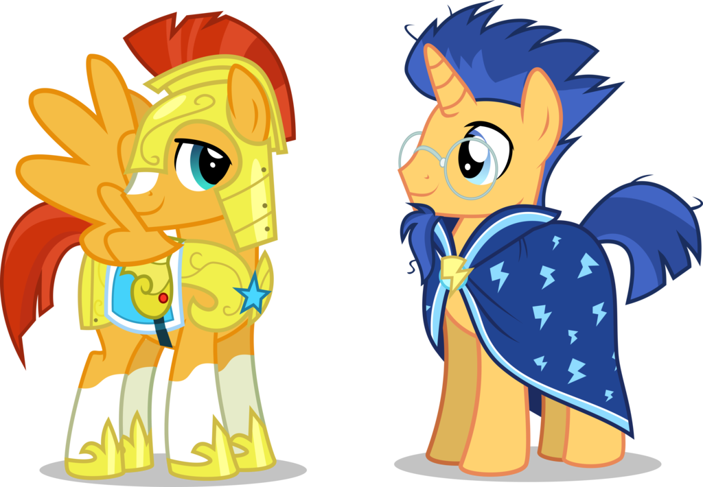[au] Sunburst And Flash Sentry By Limedazzle Mlp, My - Mlp Sunset Shimmer And Sunburst Clipart (1024x710), Png Download