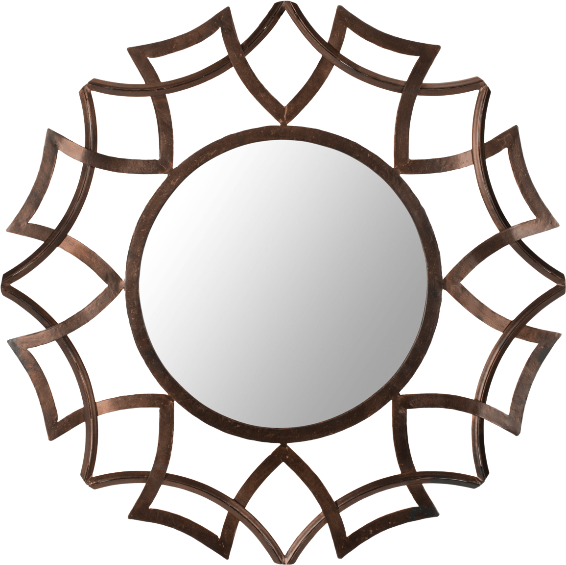 Safavieh Inca Copper Bronze 35-inch Sunburst Mirror, Clipart (1200x1200), Png Download