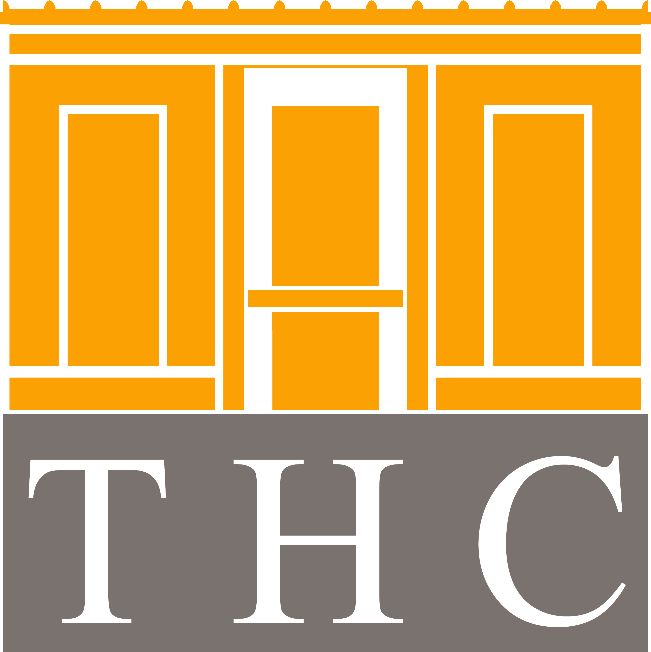 Temple Heritage Center Logo Stylized Initials 2014 Clipart (3300x3300), Png Download