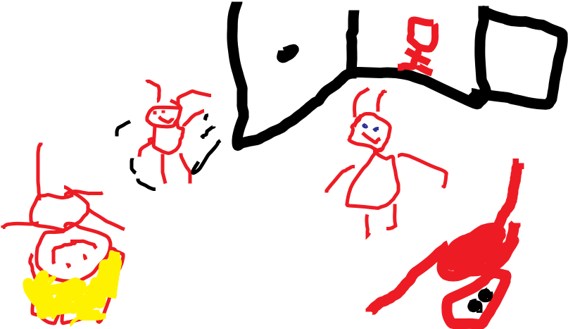 Ben's Birthday Once, There Was An Ant Hill Clipart (910x470), Png Download