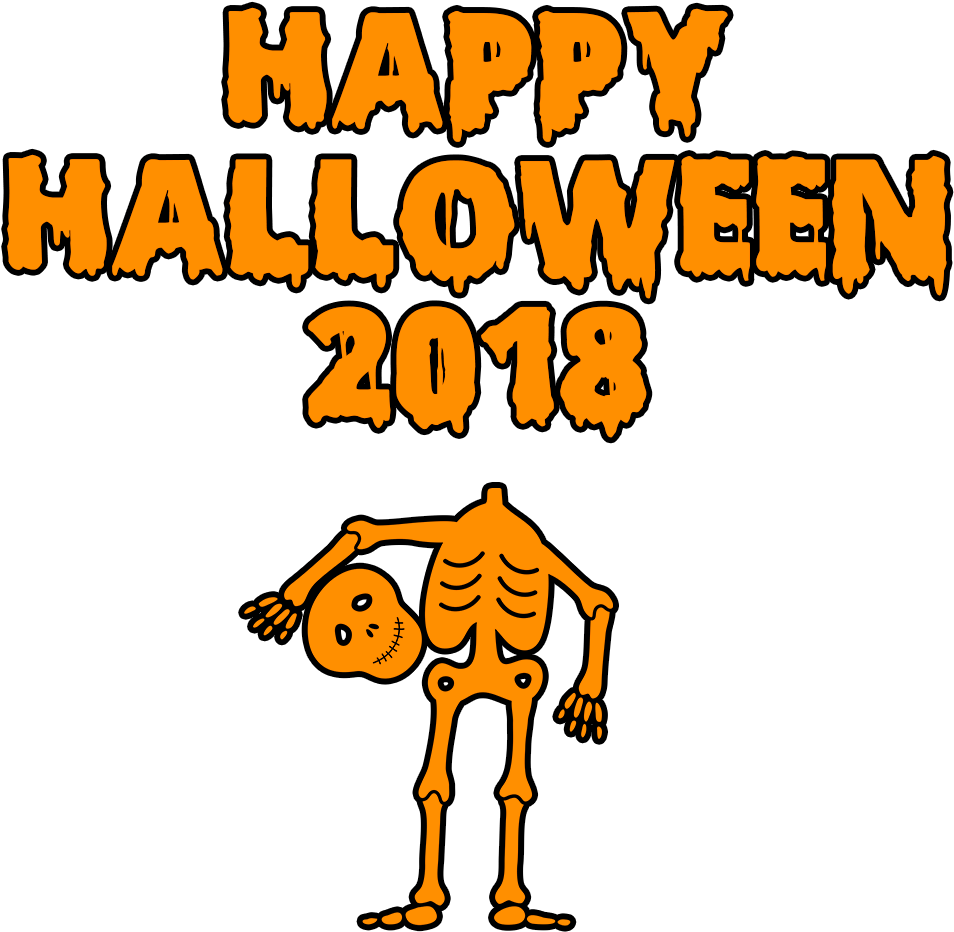 Download - Happy Halloween 2018 Clipart - Png Download (1000x1000), Png Download
