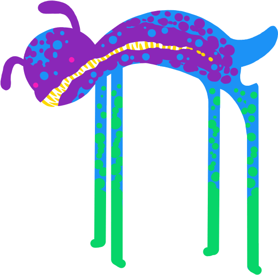 Polybipan Monster Clipart (700x700), Png Download