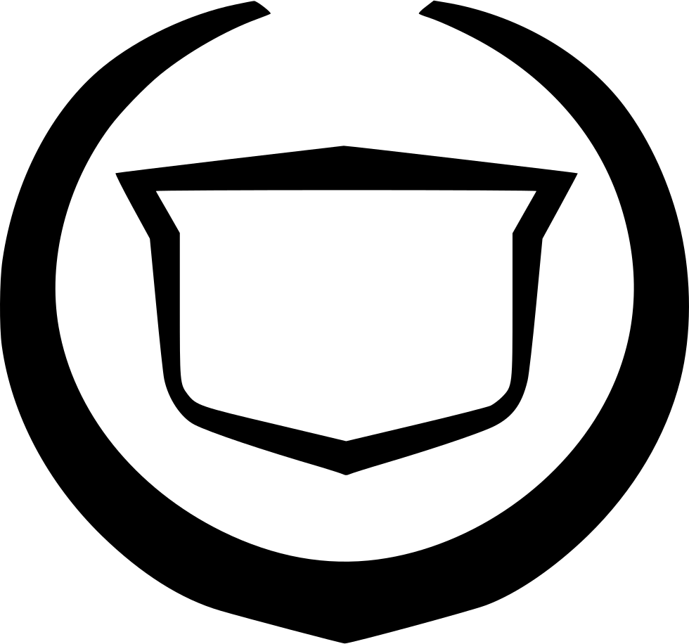 Cadillac Auto Brand Logo Logotype Comments - Emblem Clipart (980x916), Png Download