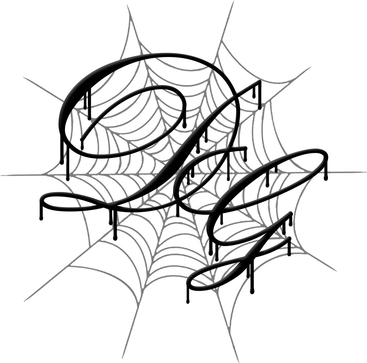 A Collection Of Work, Updates, And The Official Online - Line Art Clipart (1354x1354), Png Download