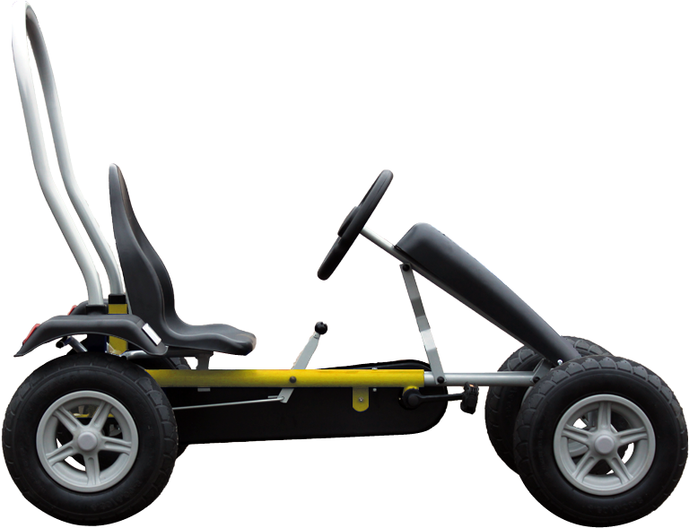 Grant Large Yellow Pedal Go Kart Clipart (778x599), Png Download