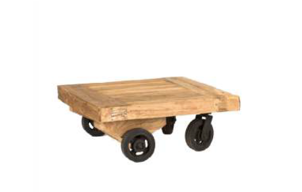 Table Basse Rustique Avec Roue - Plywood Clipart (1200x860), Png Download