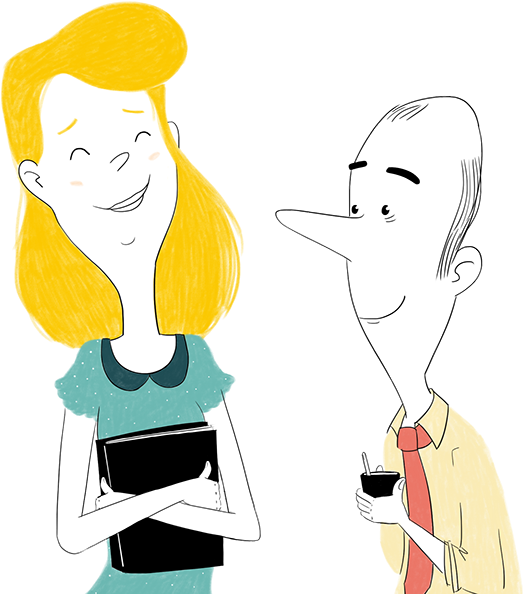 Thank You - Cartoon Clipart (600x668), Png Download