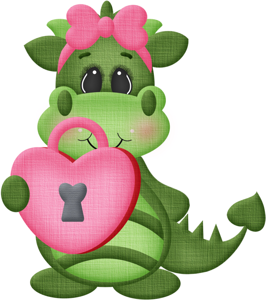 B *✿* Burning Love Cute Cartoon Images, Burning Love, - Love A Dragon Clipart - Png Download (911x1024), Png Download