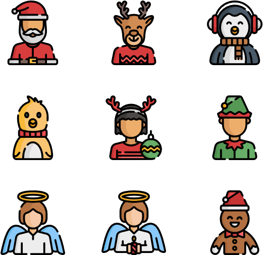 Vector Santa Eps Clipart (600x564), Png Download