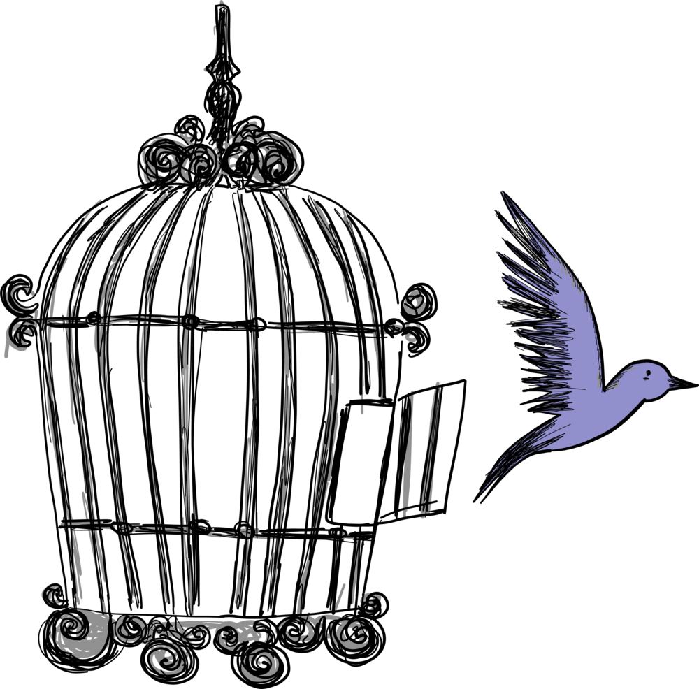 Thinking Of Booking An Uncaged Tarot Reading You're - Uncaging Birds Clipart (1000x986), Png Download