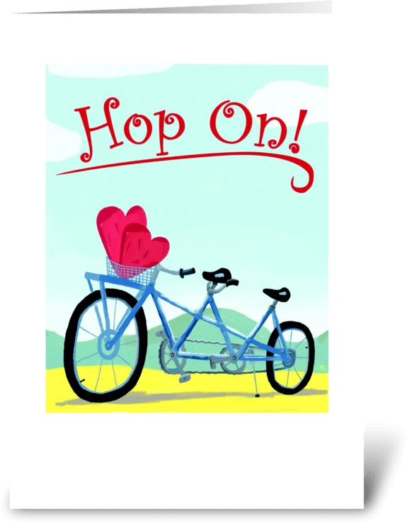 Bicycle Built For Two - Happy Birthday Clipart (700x792), Png Download