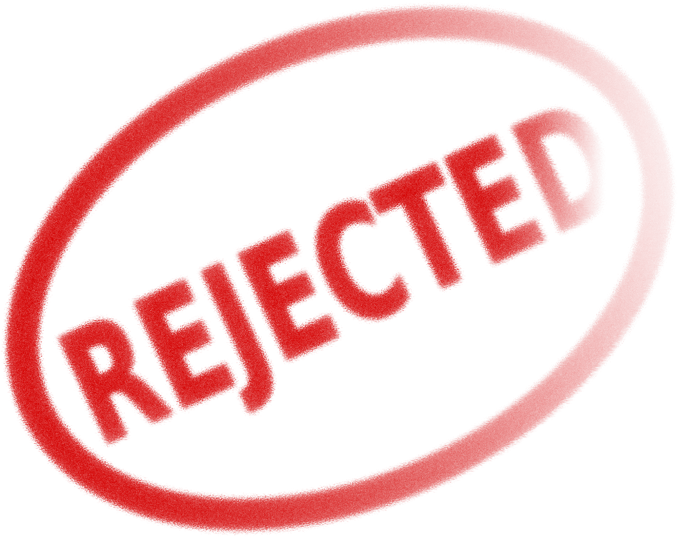 Object reject. Rejected. reject png.