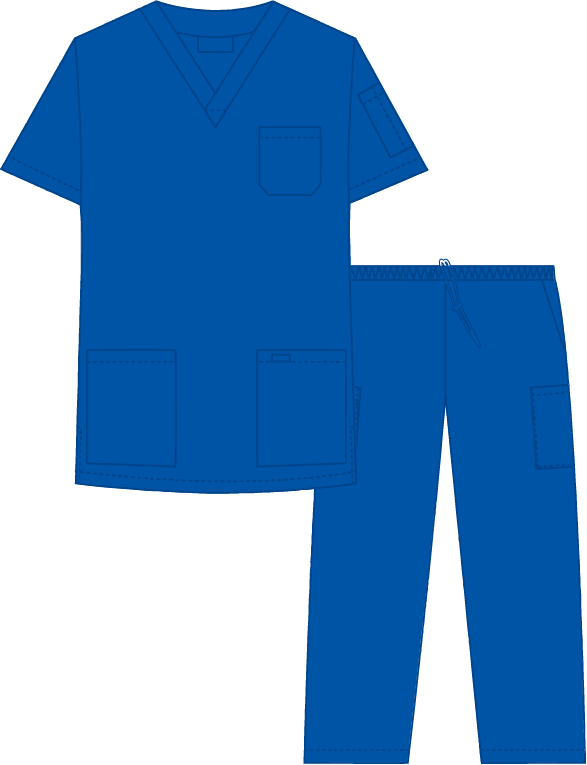 Royal Blue - Sleeve Clipart (587x765), Png Download