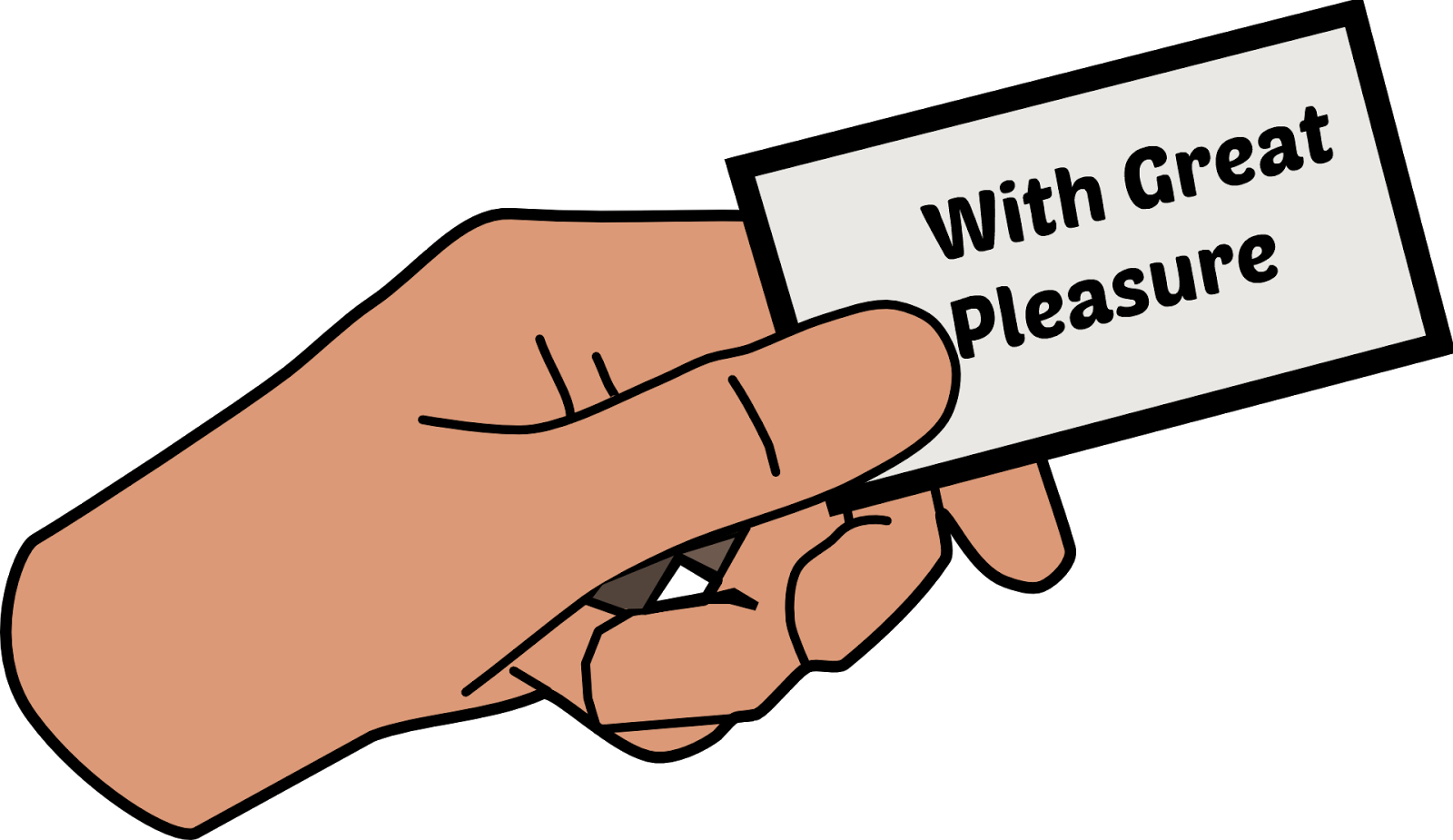 Good Manners In English - Hands Holding Something Clipart - Png Download (1600x925), Png Download