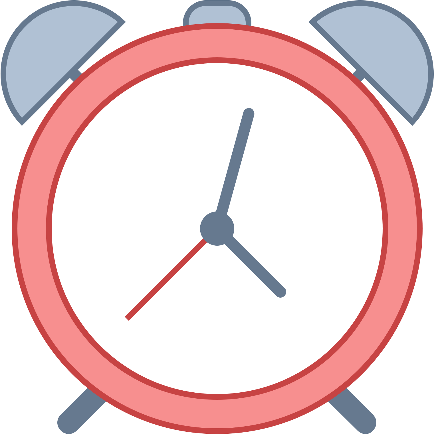 Alarm Clock Icon For Kids - Quartz Clock Clipart (1600x1600), Png Download