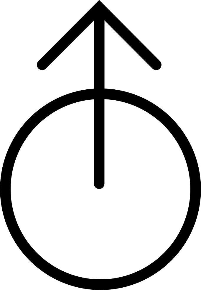 Up From Circle Svg - Icon Clipart (682x980), Png Download