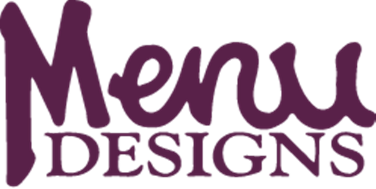 Menudesigns Com Menu Covers Guest Directories And More - Menu Designs Logo Clipart (1280x650), Png Download