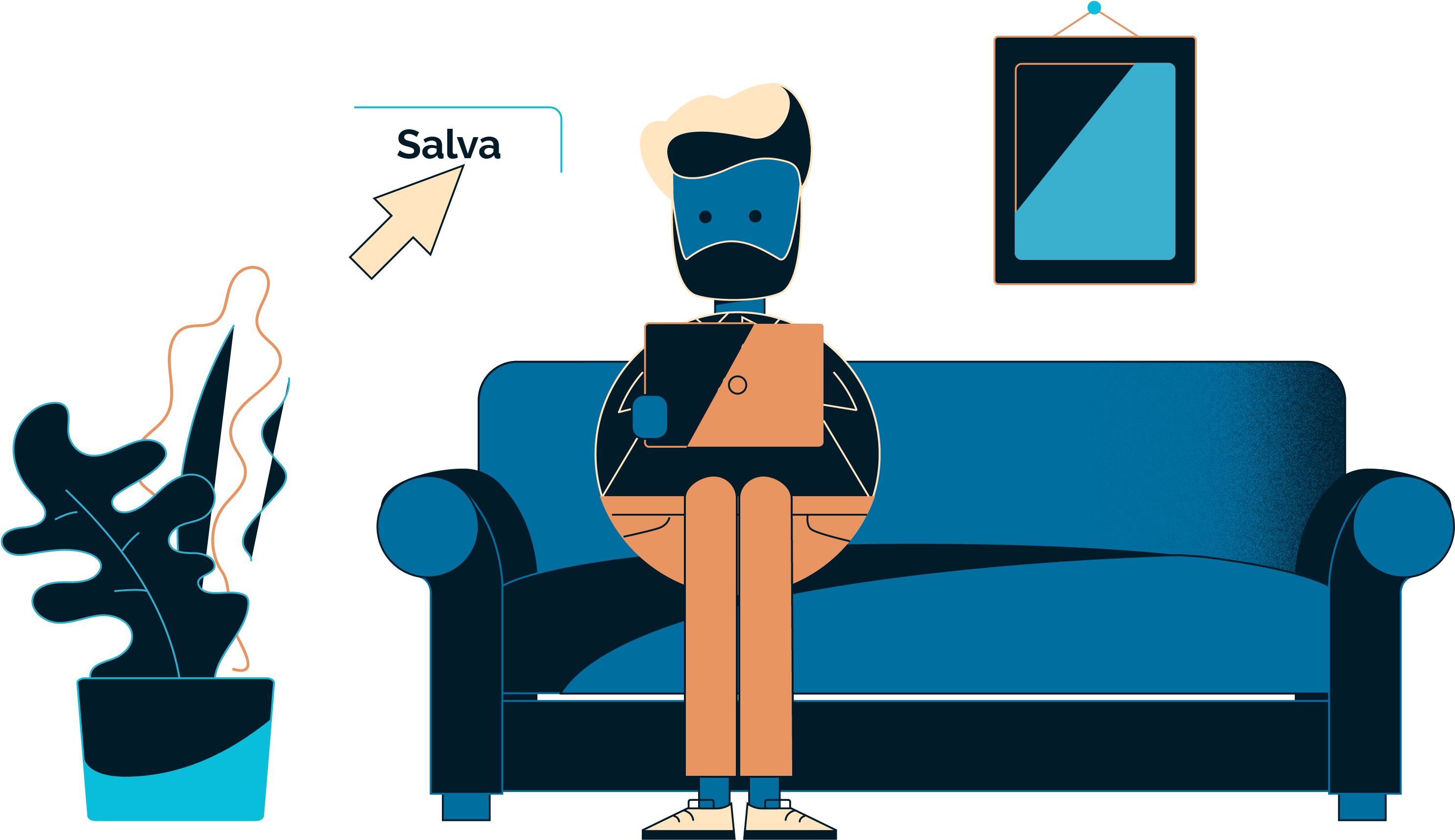 Registrzione Da Casa - Atelkom Clipart (3085x3373), Png Download