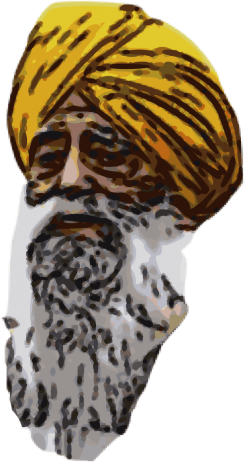 Fauja Singh Clipart (543x1024), Png Download