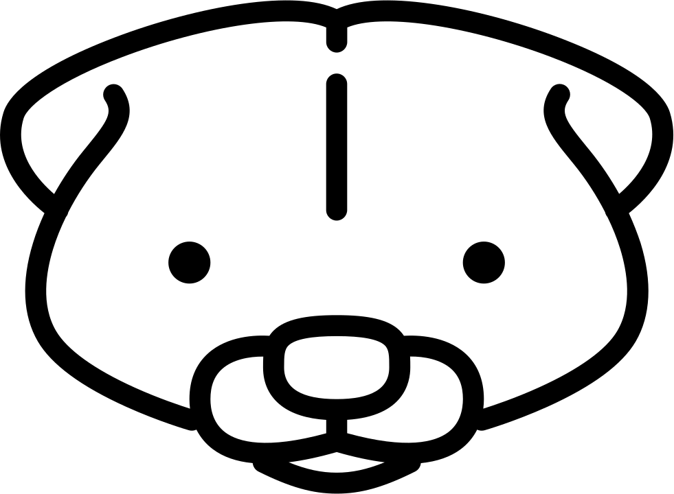 Skunk Head Comments - Icon Clipart (981x720), Png Download