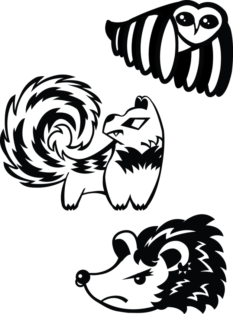 Stylized Animals Project By Magenta Fantasies On Clipart (771x1037), Png Download