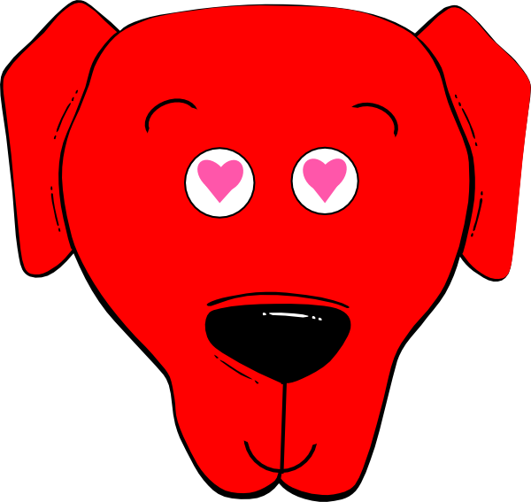 Cartoon Dog Face Clipart (600x567), Png Download