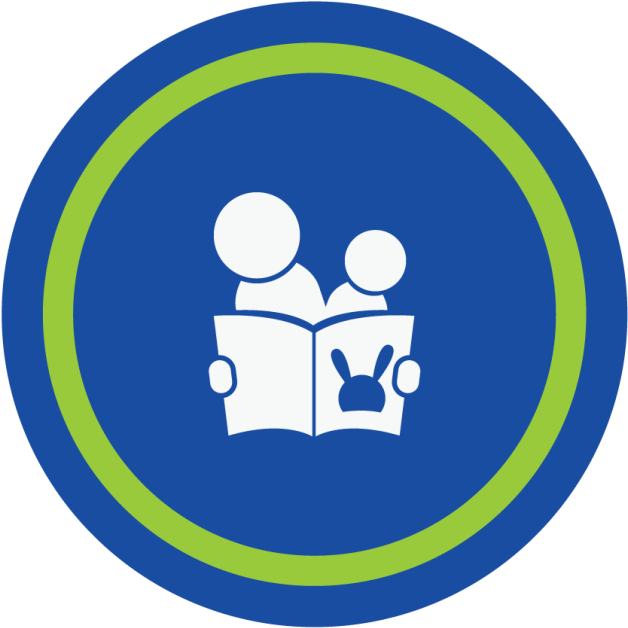 Children Studying Logo Clipart (640x640), Png Download