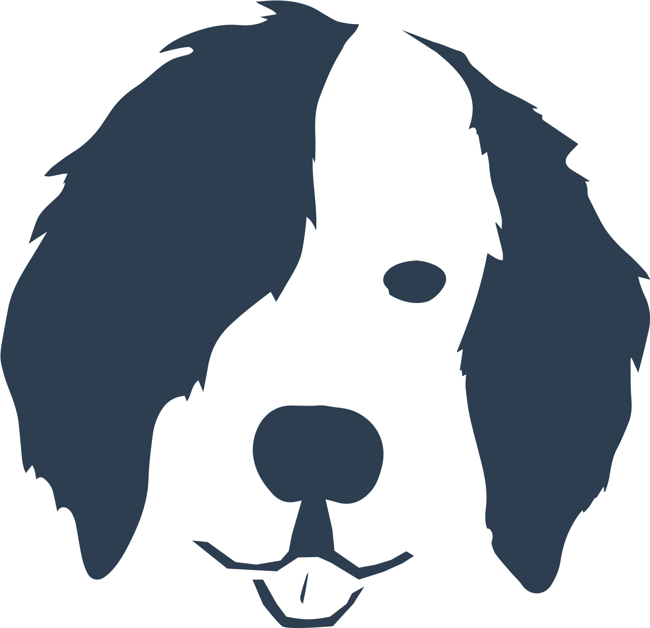 Dogs - Avalisa Animal Faces Dog Stretched Canvas Art Size: Clipart (1434x1314), Png Download