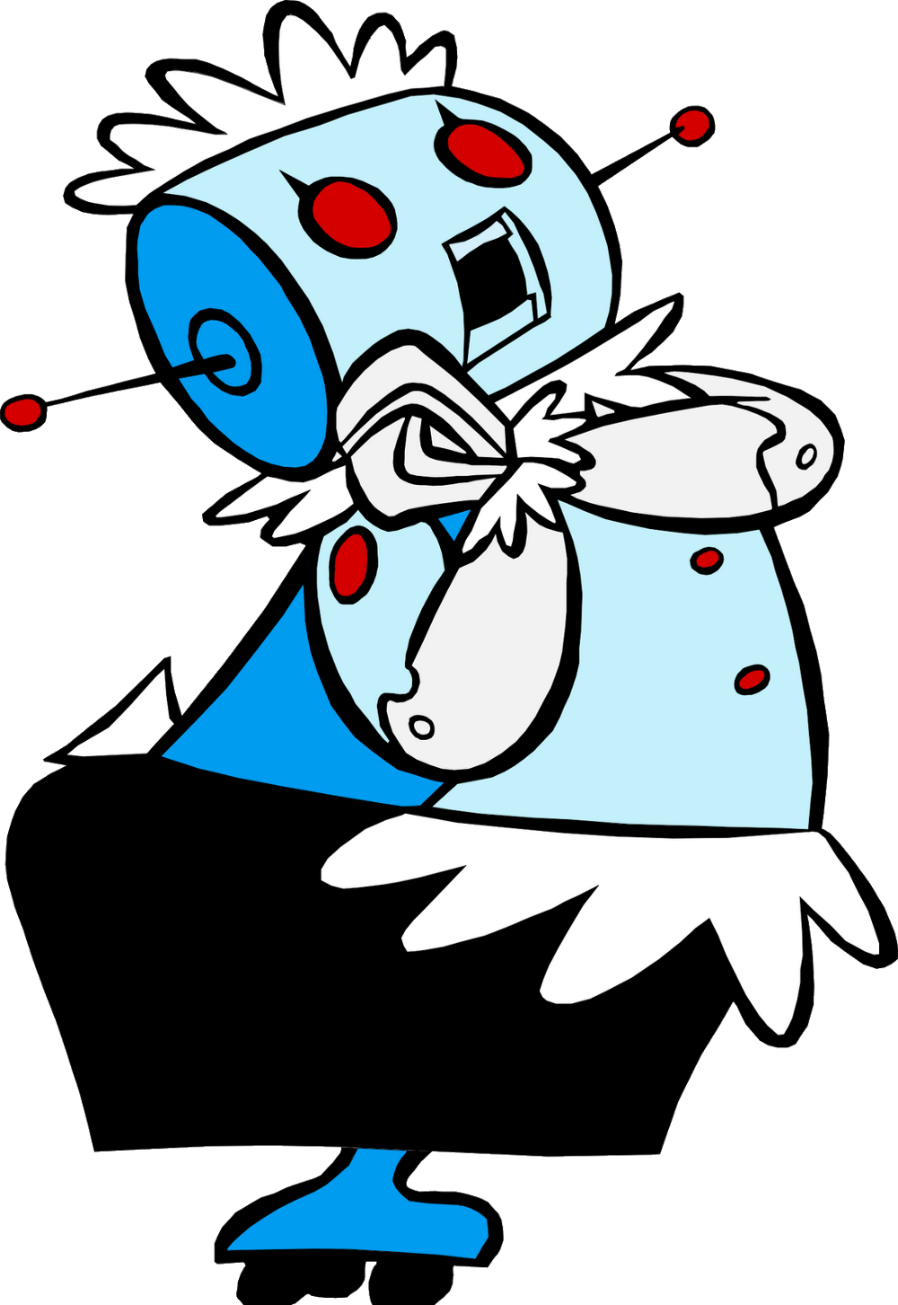 Dealing With Clutter - Rosie Jetsons Clipart (1000x1453), Png Download