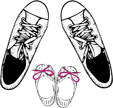 Gum Drawing Shoe Gif - Walking Shoe Clipart (591x591), Png Download