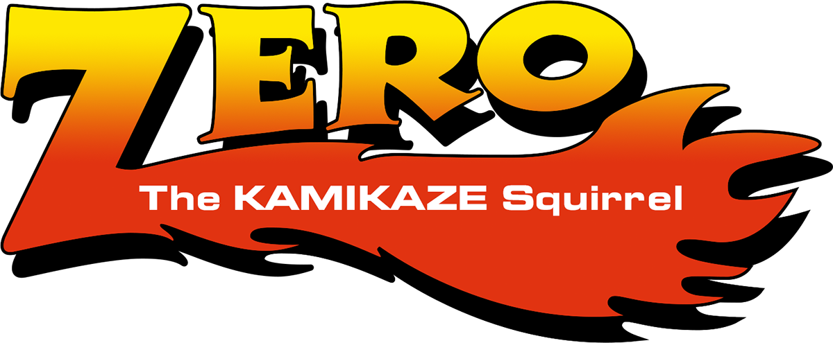 Zero The Kamikaze Squirrel Clipart (1200x495), Png Download