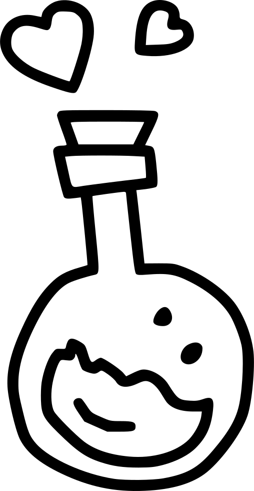 Potion Heart Day Feelings Comments Clipart (508x980), Png Download
