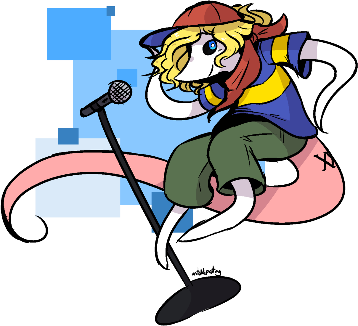 A Gieeg In His Ninten Cosplay - Cartoon Clipart (1280x1280), Png Download