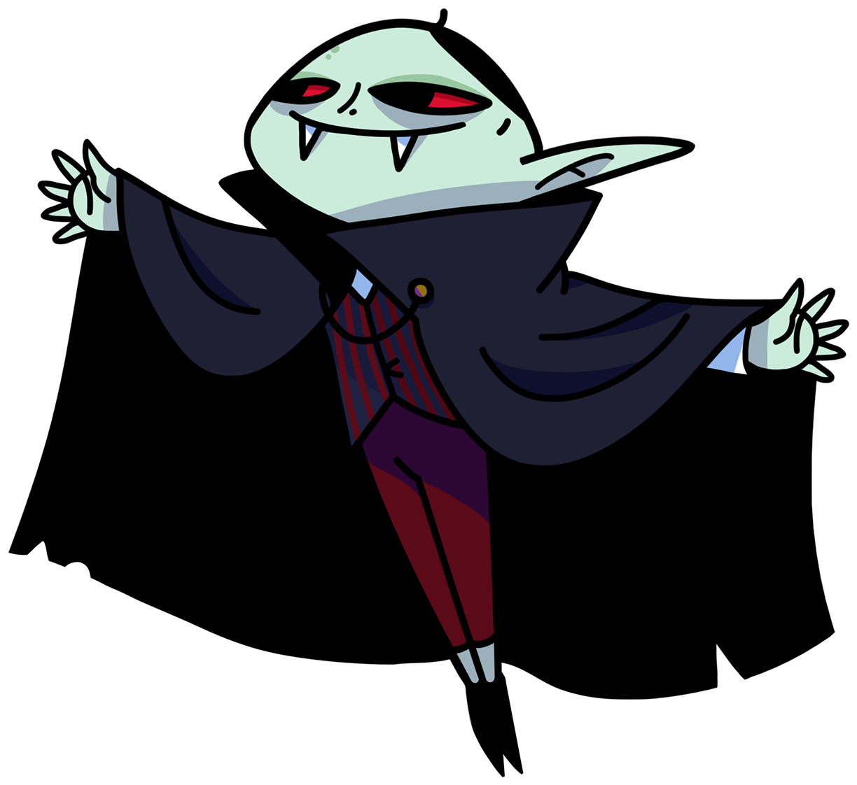 Stickerpack "vampire Rudolf" On Behance - Cartoon Clipart (1400x1400), Png Download