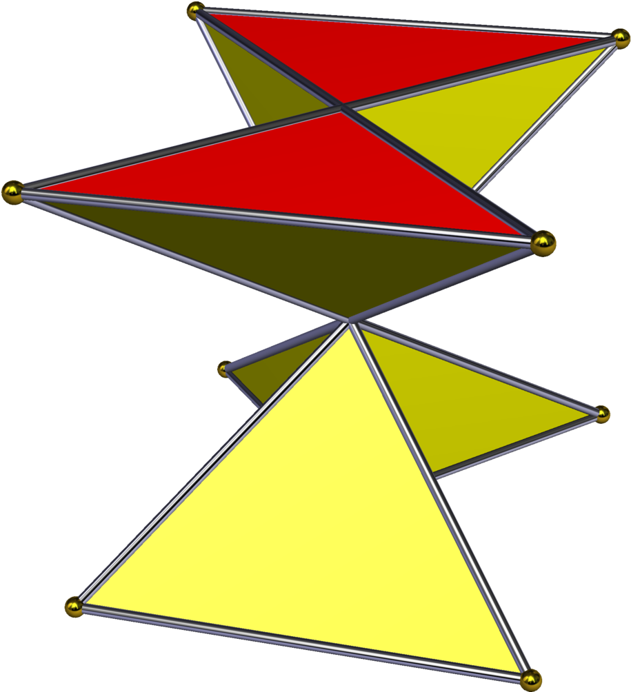 Crossed Crossed-square Prism - Square Clipart (970x1023), Png Download