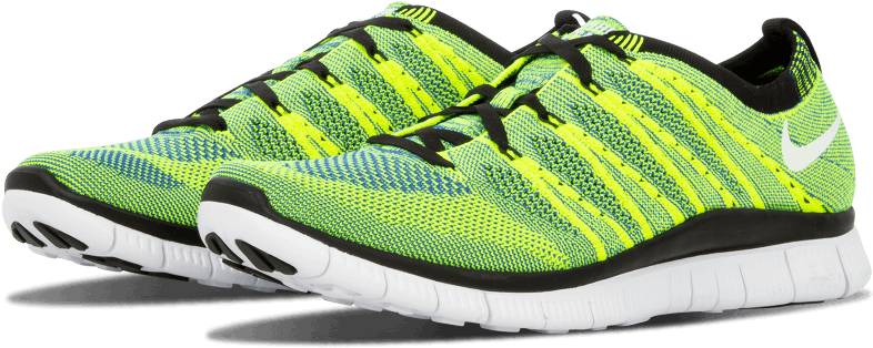 Nike Free Flyknit Htm Sp Footwear Linh7-green Clipart (1000x600), Png Download