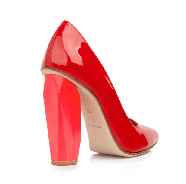 Christmas Shoes Guava - Basic Pump Clipart (618x610), Png Download